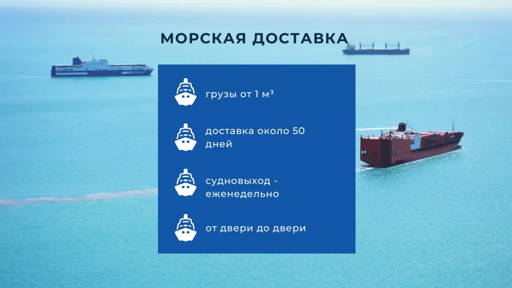 морская доставка из китая в австралию